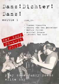 Affiche Dans! Dichter! Dans! Editie 1